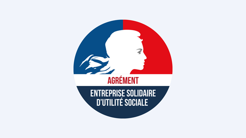 Logo Agrément Entreprise Solidaire d'Utilité Sociale
